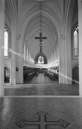 MT MELLARY  ABBEY  CHOIR FROM ALTAR